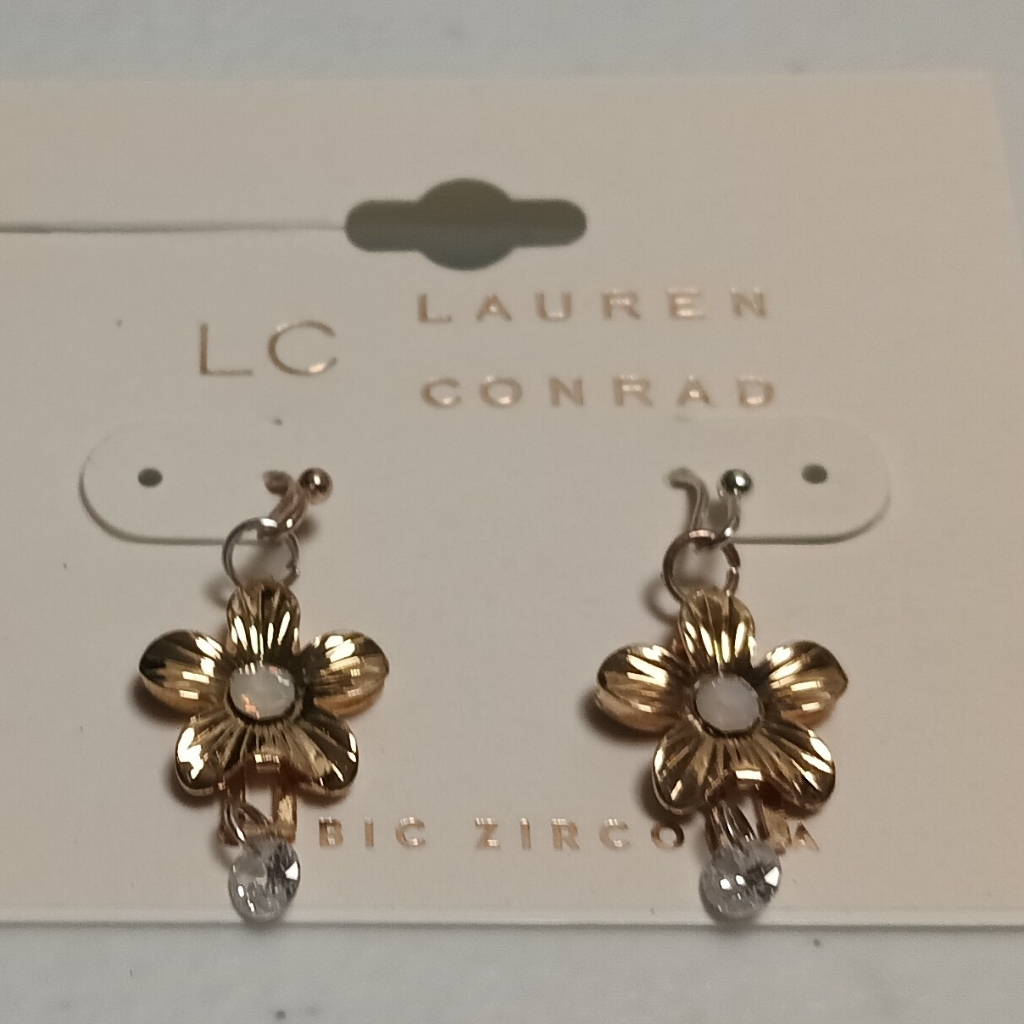 Lauren Conrad Flower Power Earrings